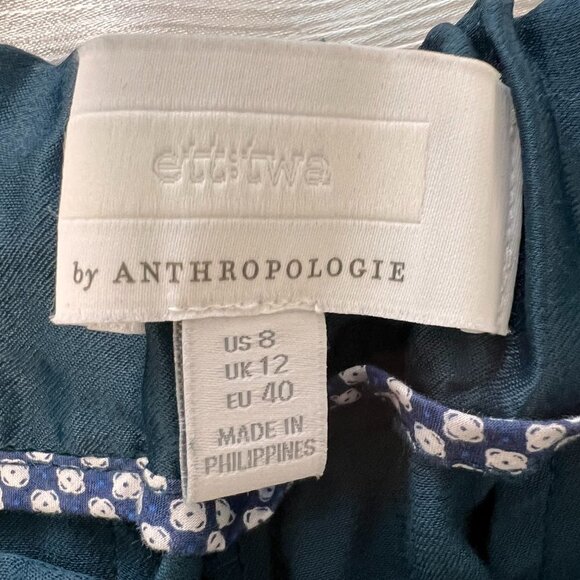 Anthropology Silky Fluid Tapared Pants - Picture 4 of 10